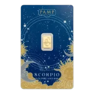 0.5g Zodiac Scorpio Gold Bar | PAMP Suisse