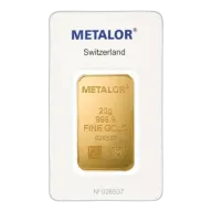 20g Gold Bar | Metalor