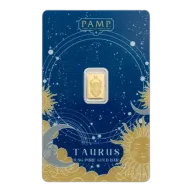 0.5g Zodiac Taurus Gold Bar | PAMP Suisse