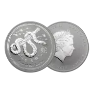 1 oz Perth Mint 2010 Year of the Snake BU (Series II)