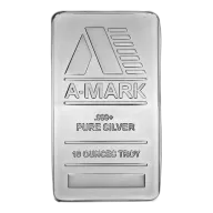 10 Oz A-Mark Silver Bar