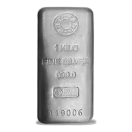 1kg Silver PAMP MMTC Cast Bar