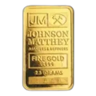 2.5g Johnson Matthey Gold Bar