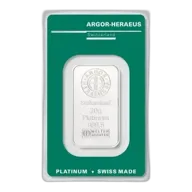 20g Argor-Heraeus Platinum Minted Bar