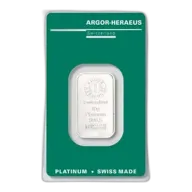 10g Argor-Heraeus Platinum Minted Bar