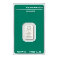 5g Argor-Heraeus Platinum Minted Bar