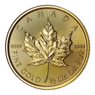 1/2 oz 2026 Canadian Maple Leaf Gold Coin | Royal Canadian Mint