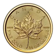 1/4 oz 2026 Canadian Gold Maple Leaf | Royal Canadian Mint