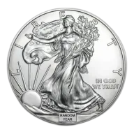 1 Oz American Silver Eagle Coin (Random Year) (Circulated) - U.S Mint