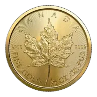1/2 oz Random Year Canadian Maple Leaf Gold Coin | Royal Canadian Mint