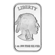 1 oz Buffalo Silver Bar | Silvertowne Mint