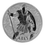 2023 5oz Ares Gods of Olympus - 9999 Silver BU Tuvalu Coin