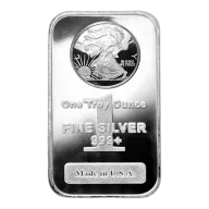 1 oz Silver Walking Liberty Bar