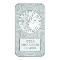 1oz Perth Mint Silver Australian Kangaroo Bar