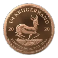 1/4 oz South African Mint Krugerrand Gold Coin