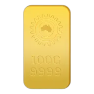 100g Gold Bullion Australia Gold Bar