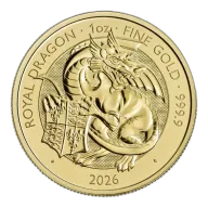 2026 Royal Tudor Beasts Royal Dragon 1oz Gold Coin