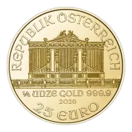 1/4 oz Vienna Philharmonic Gold Coin | 2026