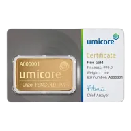 1 oz Gold Bar | Umicore