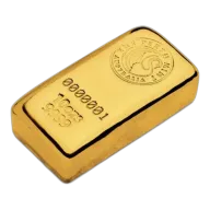 10oz Perth Mint Gold Cast Bar (NEW)