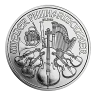 1 OZ AUSTRIAN SILVER PHILHARMONIC