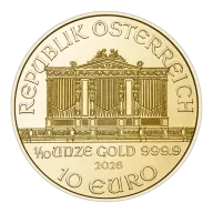 1/10 oz Vienna Philharmonic Gold Coin | 2026
