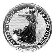 2026 1 oz Great Britain Silver Britannia BU