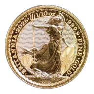 2026 1/10 oz Great Britain Gold Britannia BU