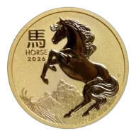 2026 1 oz Perth Mint Gold Horse (Lunar Series) BU
