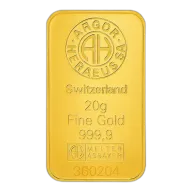 20g 9999 gold - Switzerland - Minted Bar - Kinebar