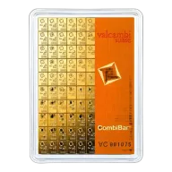 Valcambi 100 Gram Gold CombiBar - 100 x 1 g (.9999)