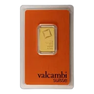 10 Gram Valcambi Suisse Gold Bar (.9999)