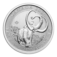 2 oz 2024 Ice Age: Woolly Mammoth Silver Coin Royal Canadian Mint