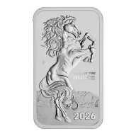 1 oz 2026 Lunar Year of the Horse Rectangular Silver Coin| Perth Mint