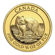 1/4 oz 2014 Canadian Arctic Fox Gold Coin | Royal Canadian Mint