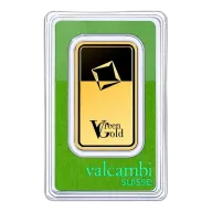 100g Gold Bar | Valcambi | Green Gold