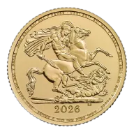 Half Sovereign Charles III Gold Coin | 2026