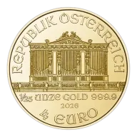 1/25 oz Vienna Philharmonic Gold Coin | 2026