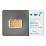 2.5g Gold Bar | Umicore