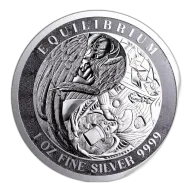 2024 $5 Equilibrium 1oz .9999 Silver BU Tokelau Coin