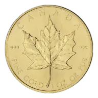 1 OZ CANADIAN GOLD MAPLE LEAF