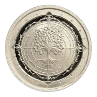 1 oz Mandala Silver Round