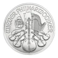 1 oz Austrian Platinum Philharmonic (Random Year)