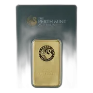 1 oz Gold Bar - Perth Mint (with Assay)