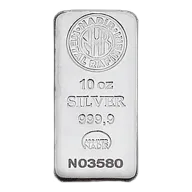 10 oz Nadir Refinery Silver Bar