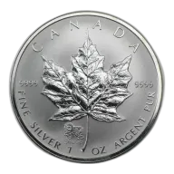 RCM Lunar Privy 1oz Silver Maple Leaf, Sheep - 2003