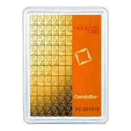 100 Gram Valcambi Gold CombiBar (with Assay)
