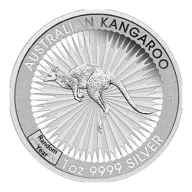 1 oz Royal Australian Mint Kangaroo Silver Coin