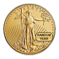 1/4 oz American Gold Eagle Coin (Random Year)