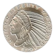 5 oz Incuse Indian